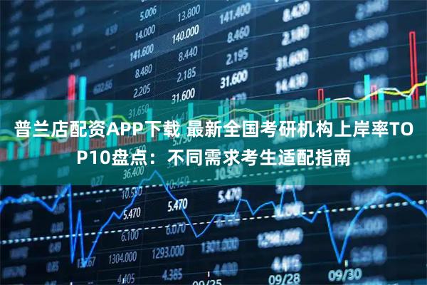 普兰店配资APP下载 最新全国考研机构上岸率TOP10盘点：不同需求考生适配指南