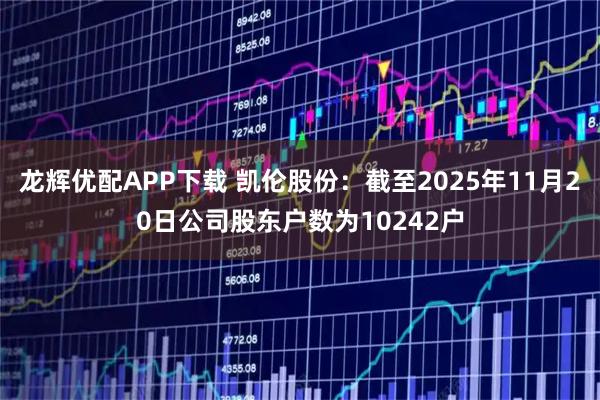 龙辉优配APP下载 凯伦股份：截至2025年11月20日公司股东户数为10242户